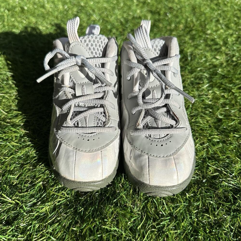 Nike Shoes Infant 8C Air Little Foamposite One "Light Smoke" Sneakers CV8918 001